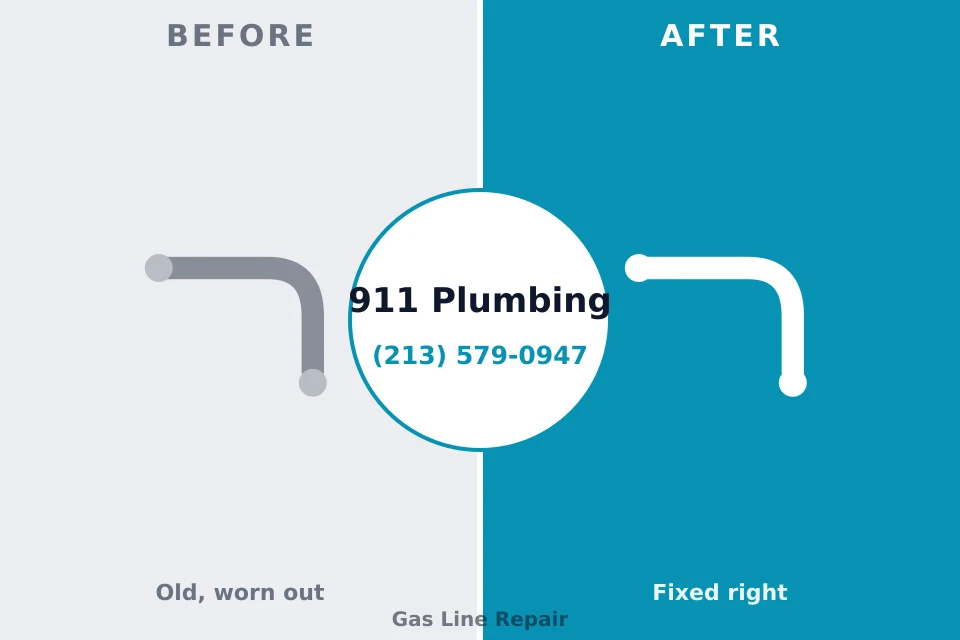 Before and after: plumbing company Charlevoix, MI